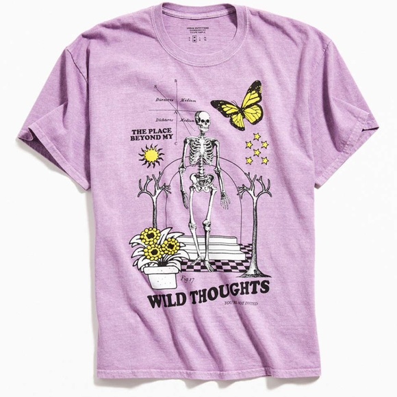 Urban Outfitters Other - Urban Outfitters Wild Thoughts Skeletal Tee